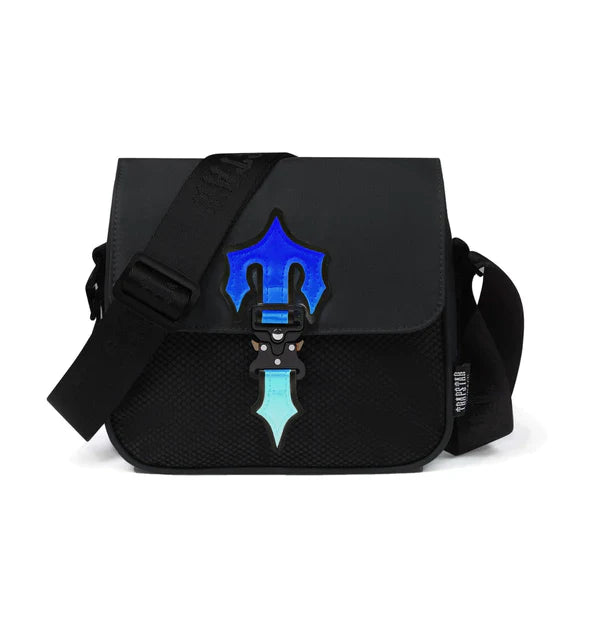 Sac bandoulière Trapstar Irongate T - Noir / Bleu dégradé