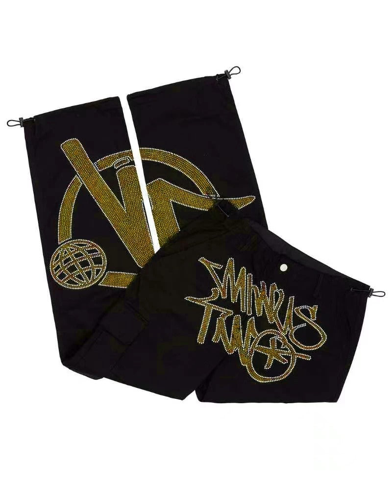 Cargo Minus Two - Strass noir et jaune