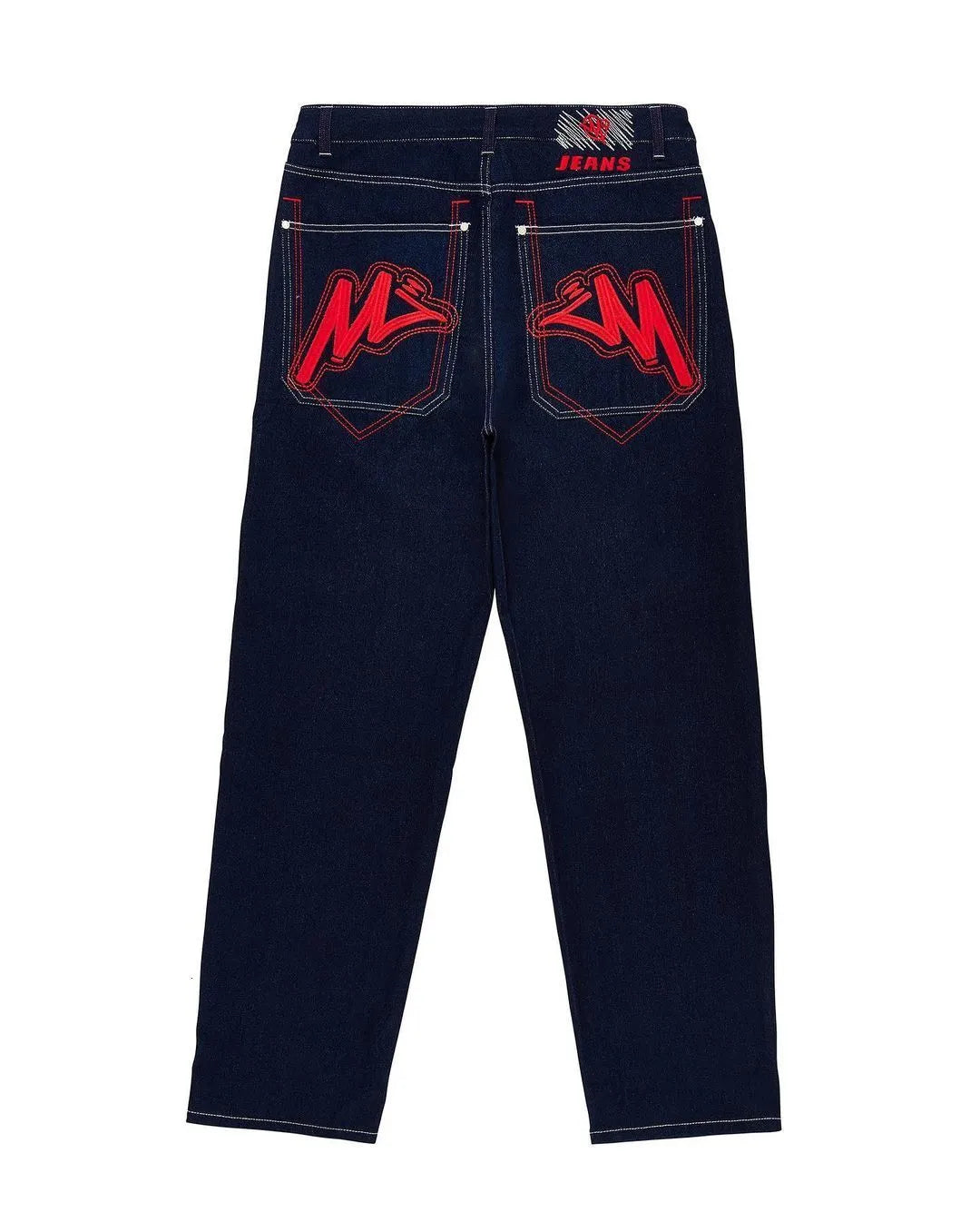 Moins deux jeans rouges Graff