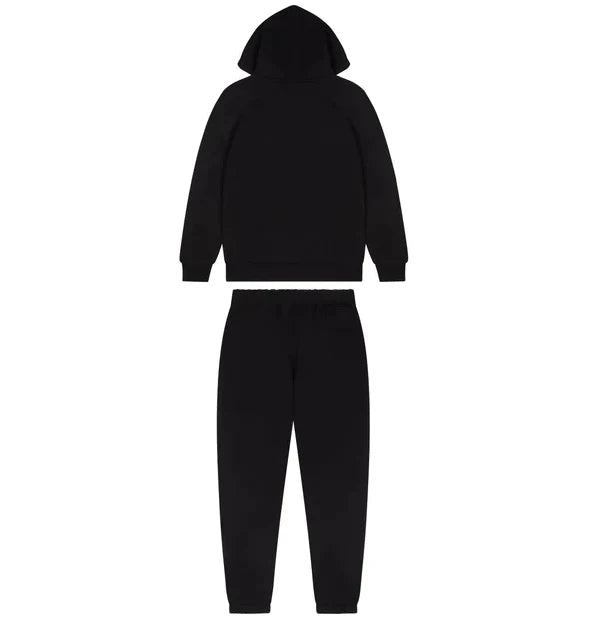 Survêtement à capuche Trapstar Chenille Decoded - Noir/Vert Abeille