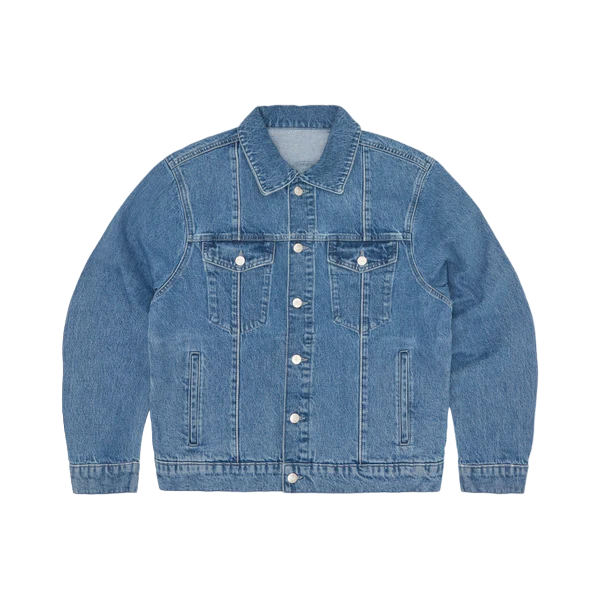 Veste en jean C-Star pour camionneur - Bleu délavé