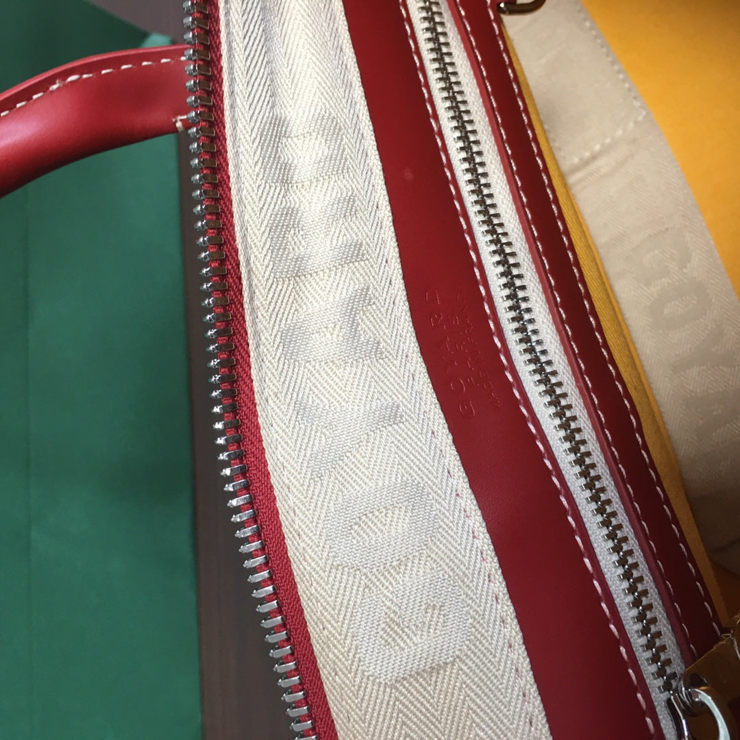 Sac de voyage Goyard Boston 50 rouge