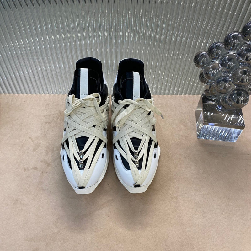 Baskets innovantes à lacets enroulés