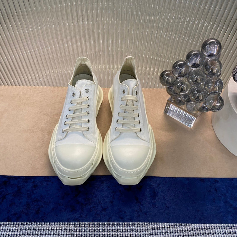 Baskets basses Rick Owens - Entièrement blanches