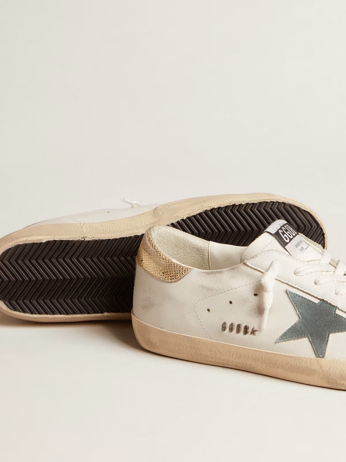 Baskets en cuir Golden Goose Super-Star