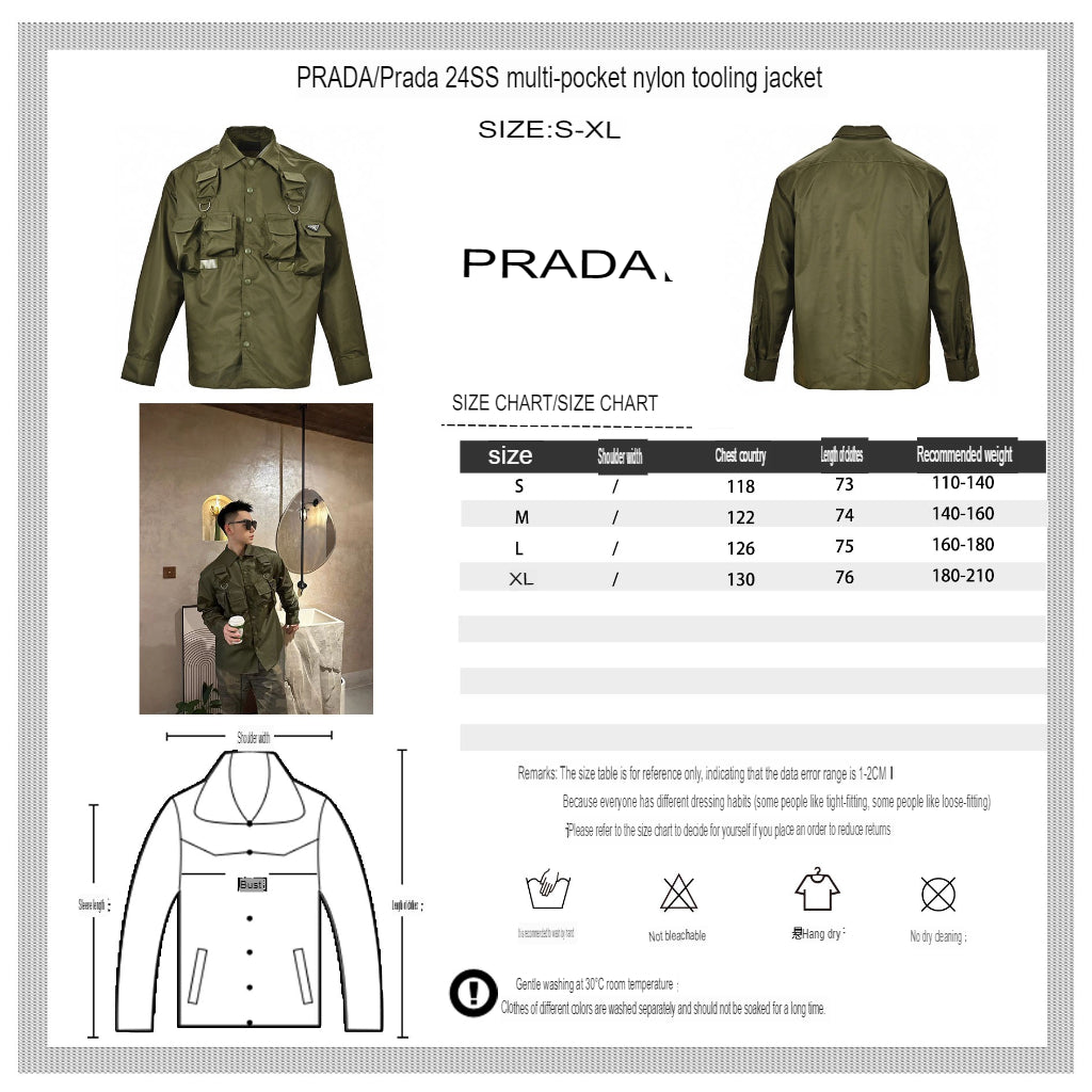 Veste Prada style militaire