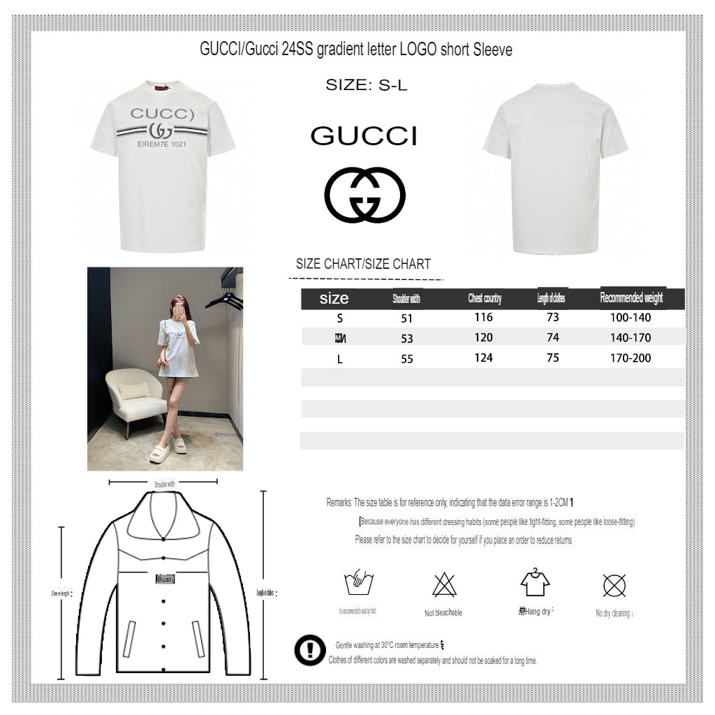 T-shirt blanc Gucci avec logo Firenze 1921