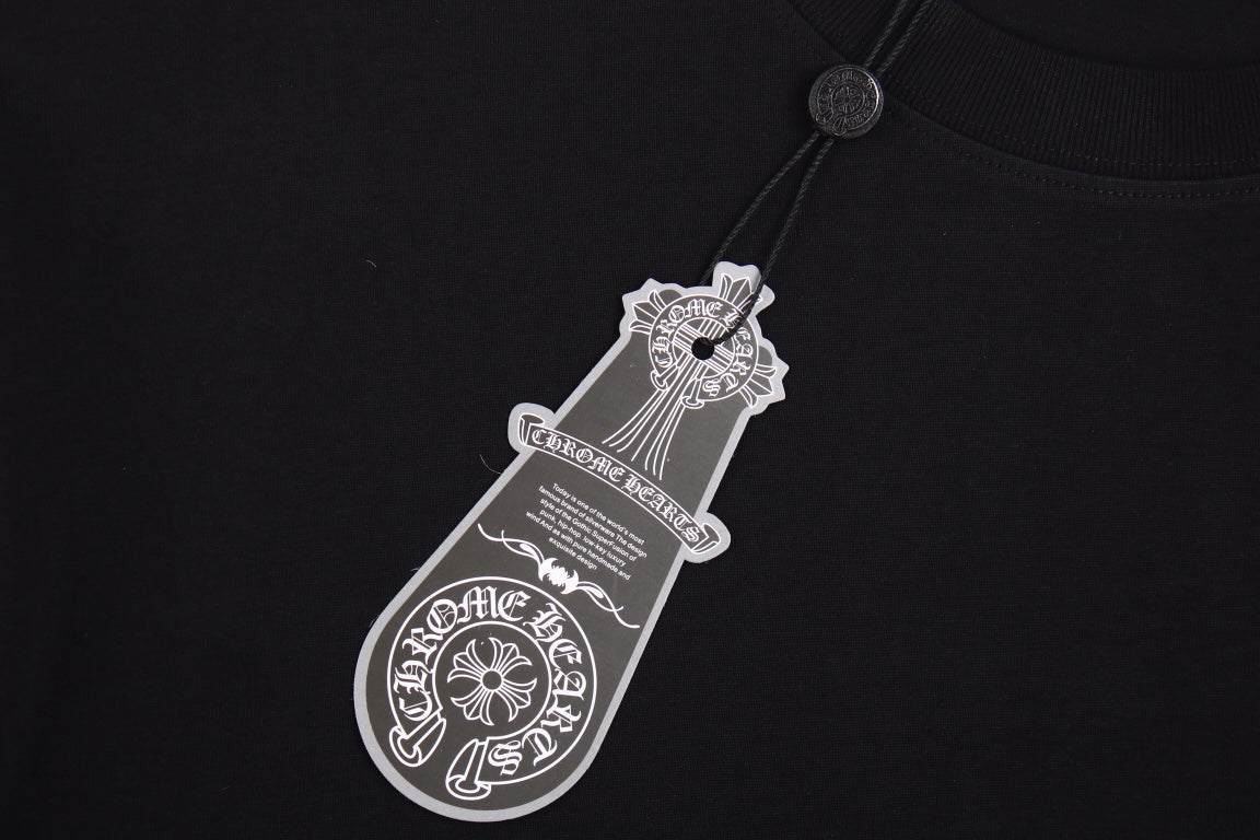 T-shirt noir CHROME HEARTS x KIDS SEE GHOSTS