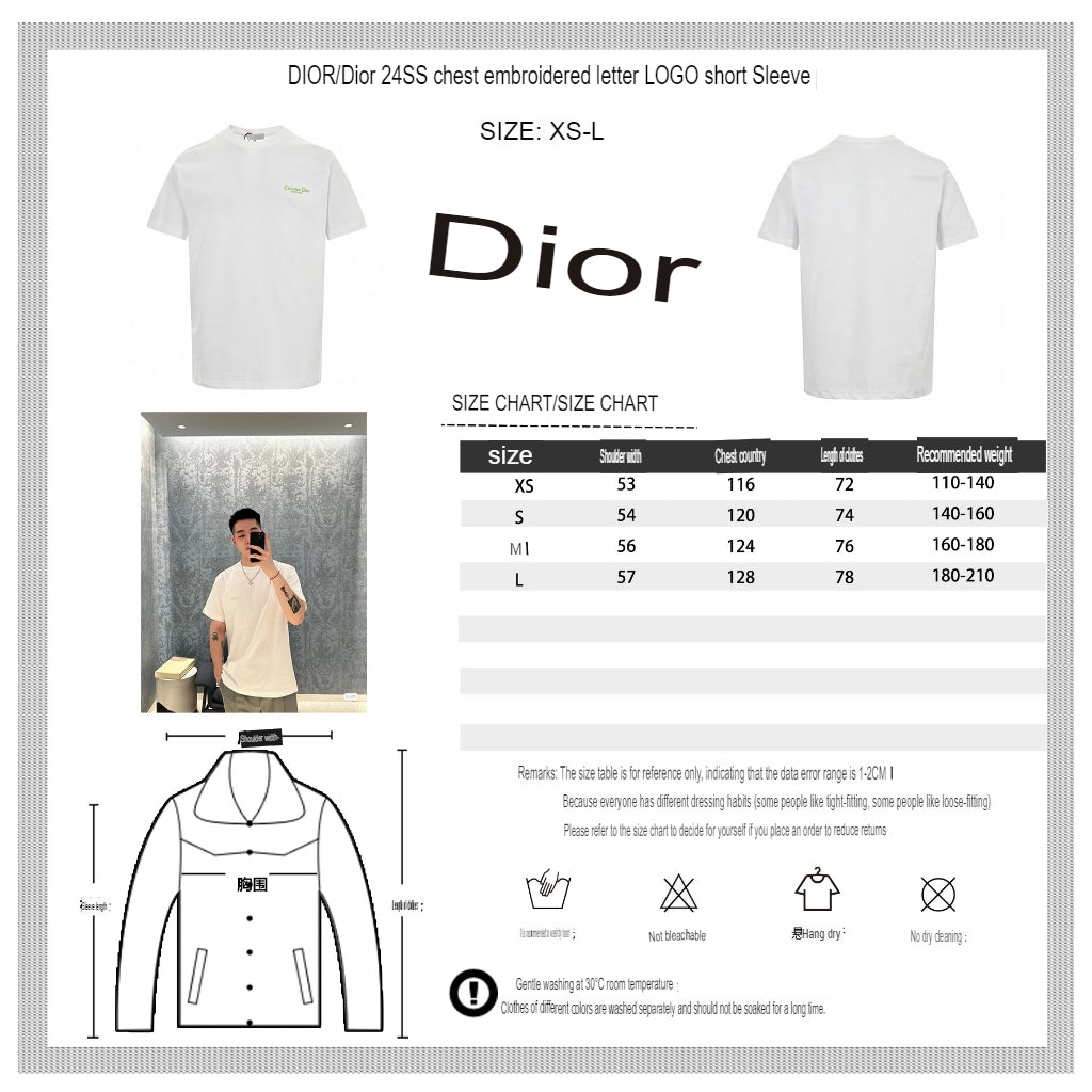 T-shirt blanc Dior Christian Dior Couture