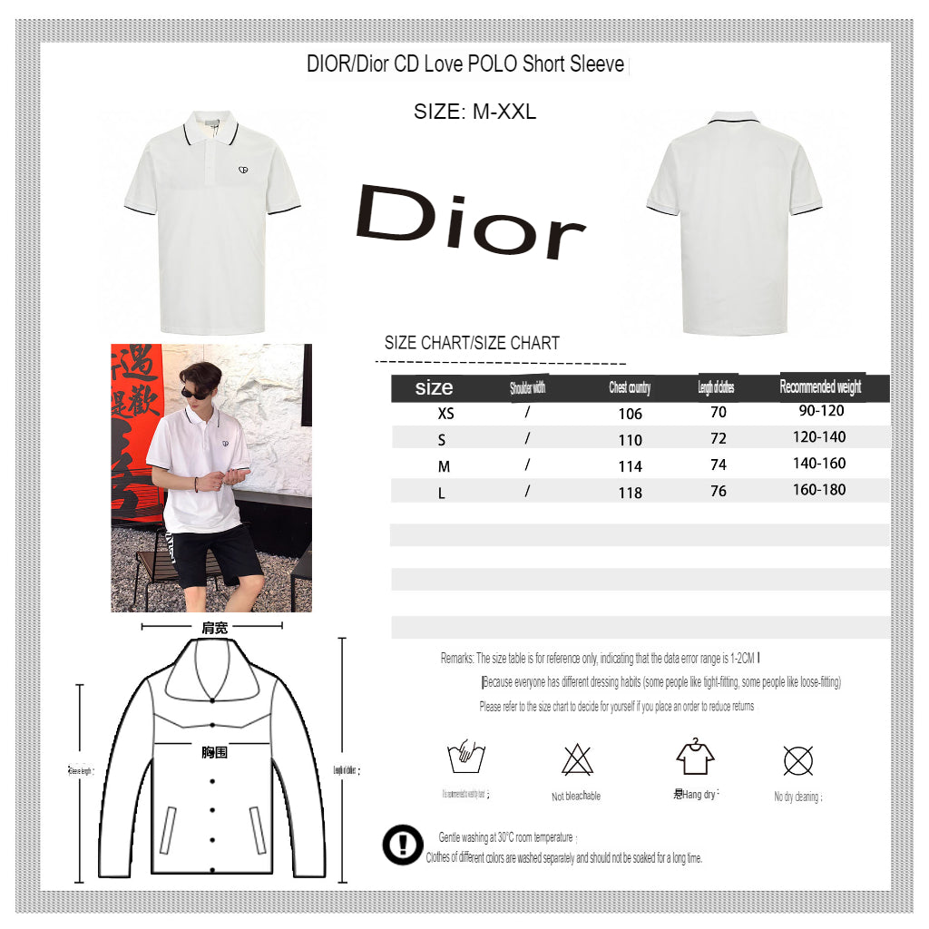 Polo blanc Dior