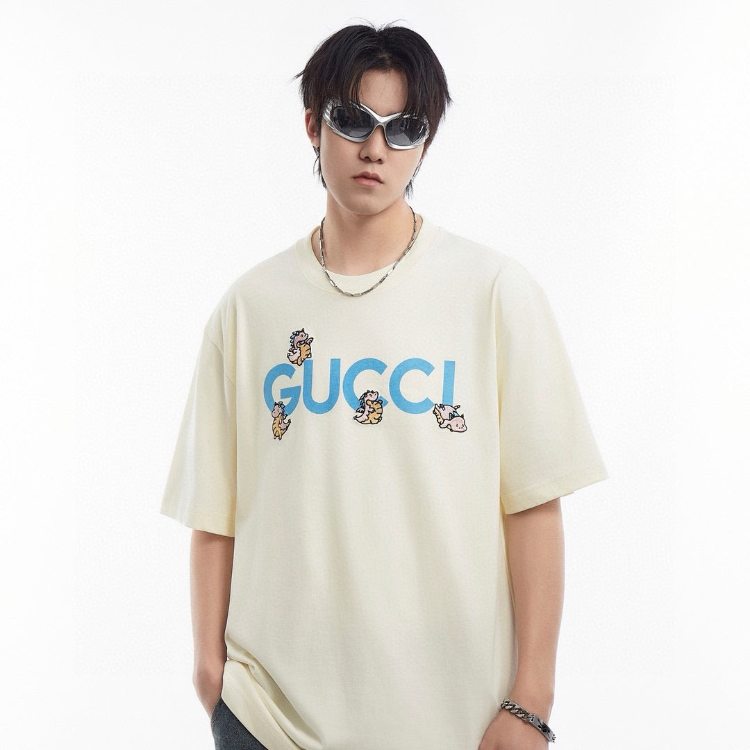 T-shirt graphique Gucci Cherub