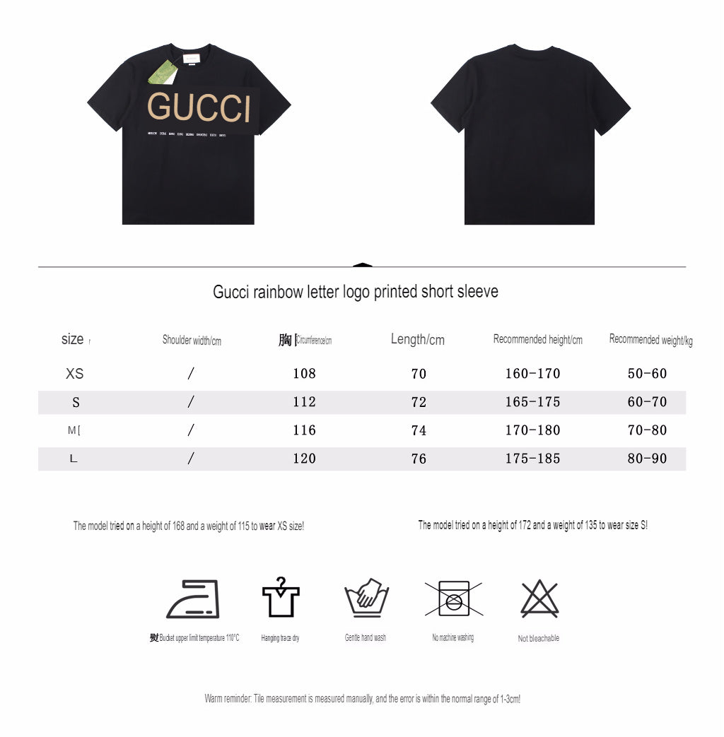 T-shirt Gucci Cities à lettres majuscules