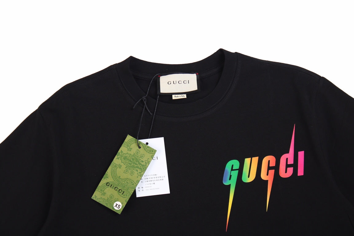 T-shirt Gucci à logo éclair