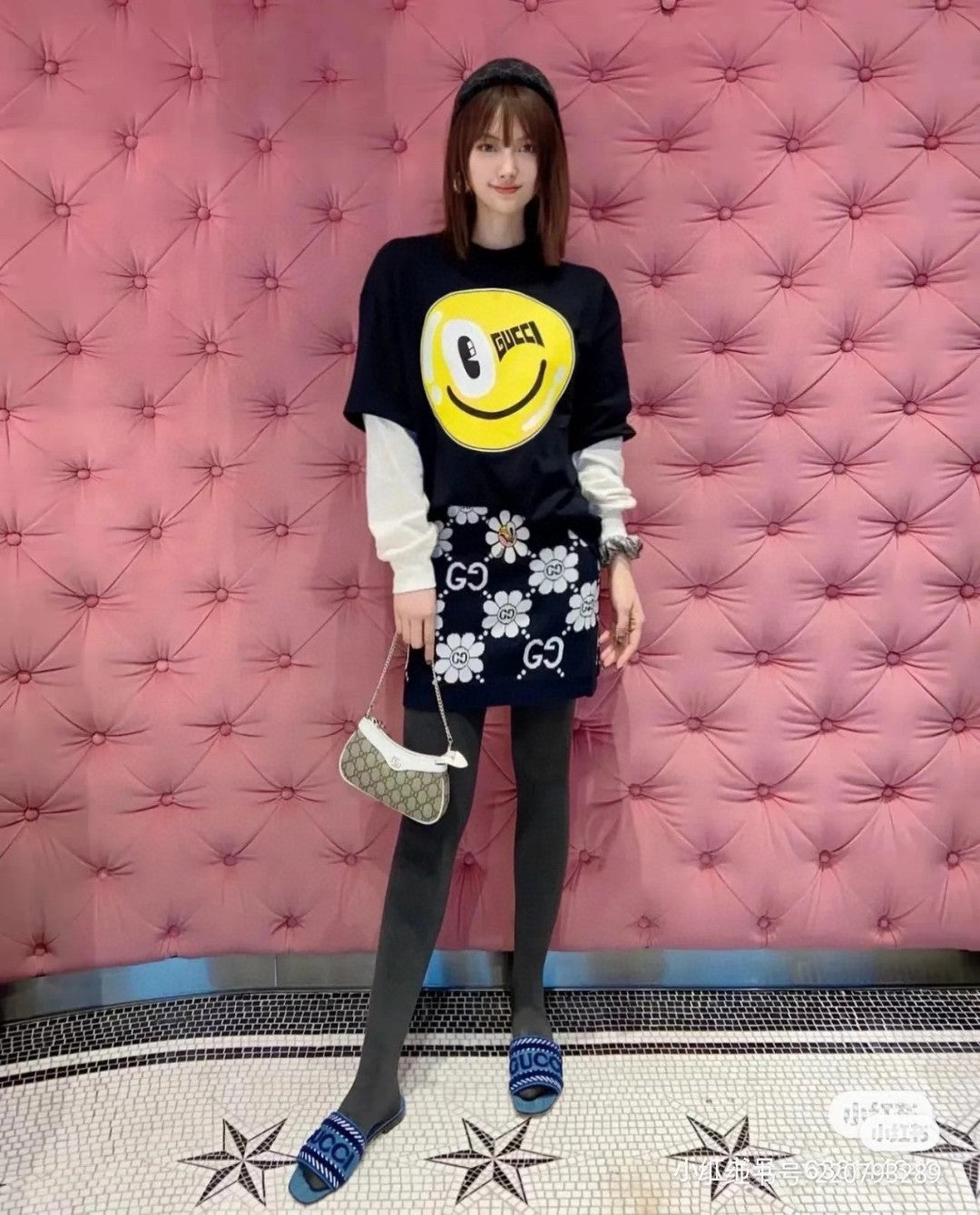 T-shirt Gucci Smiley Face