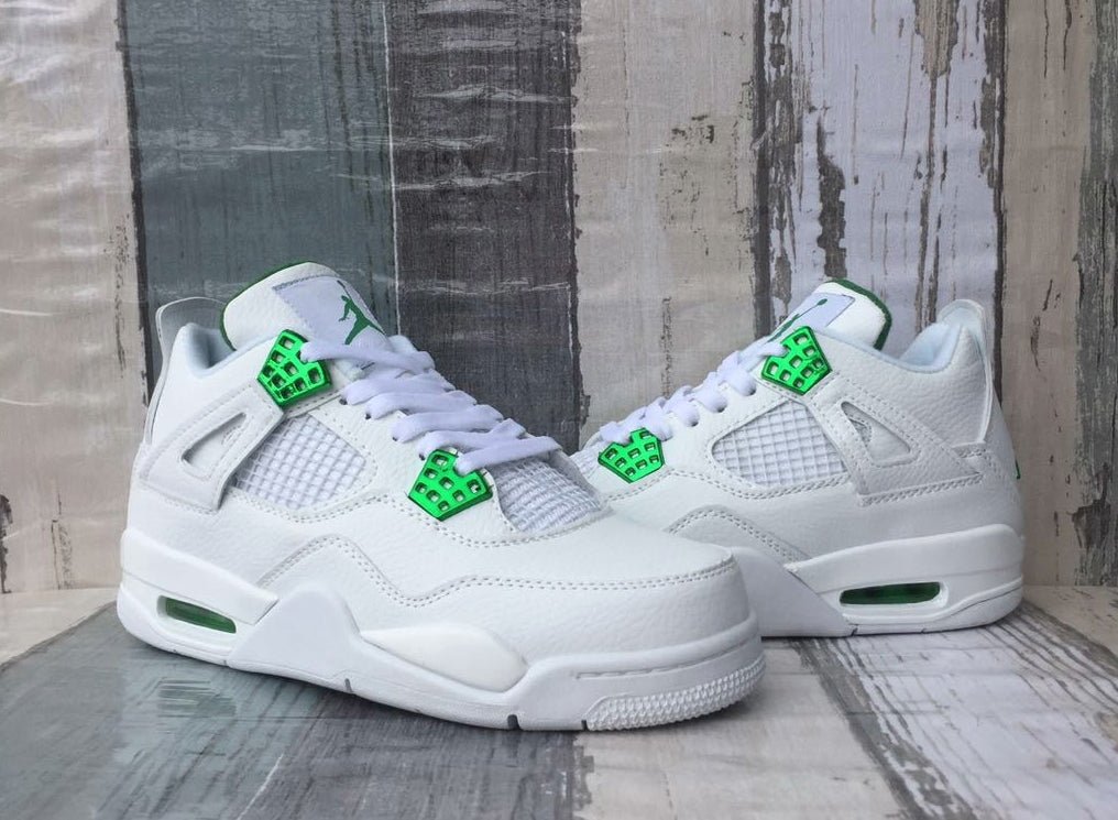 JORDAN 4 x VERT MÉTALLISÉ