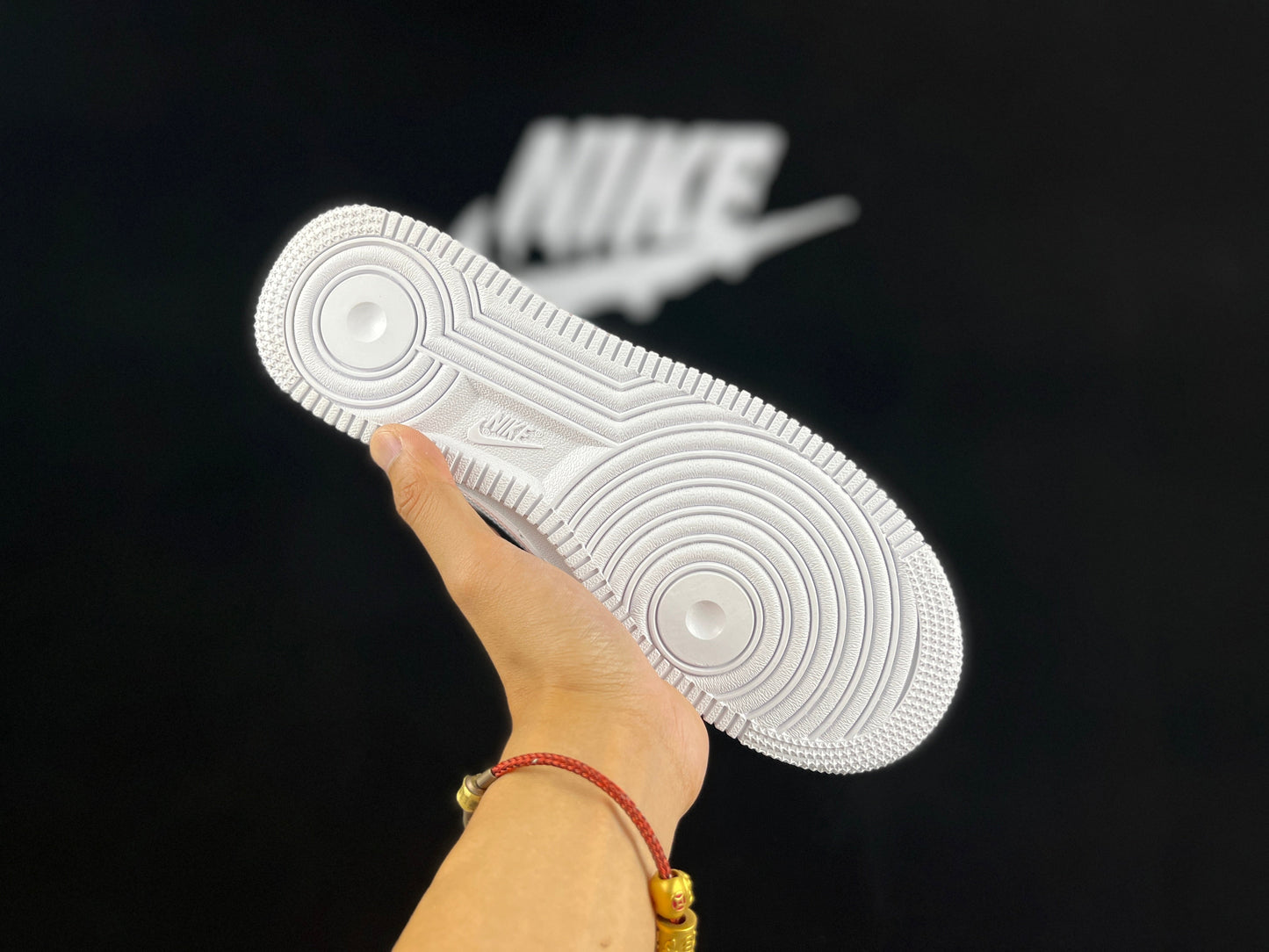 NIKE AIR FORCE 1 « Double Swoosh Rose Pêche »