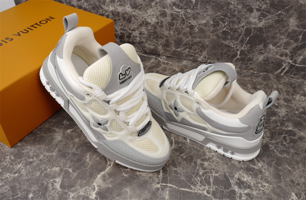 Baskets Louis Vuitton LV Skate grises