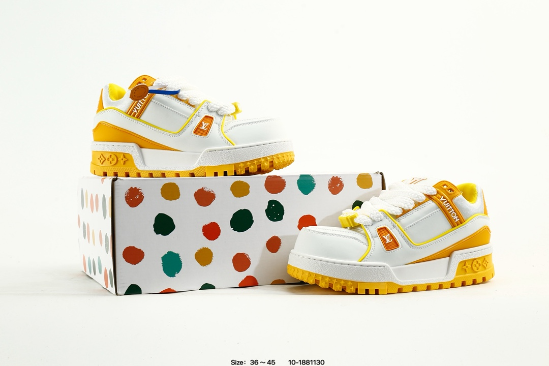 Baskets basses Louis Vuitton Trainer : l’incarnation du savoir-faire de luxe moderne