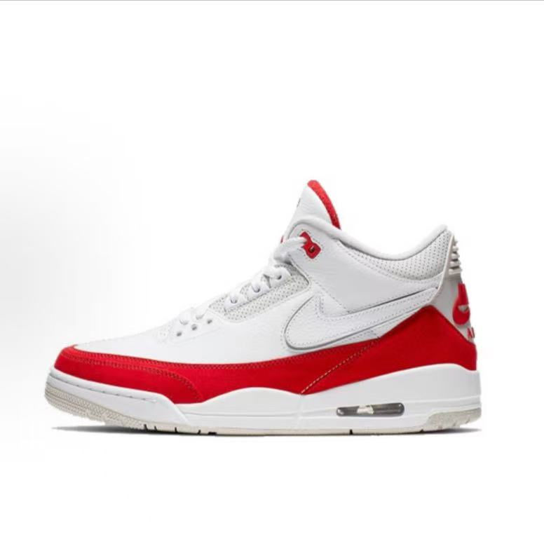 AIR JORDAN 3 RETRO FIRE RED BLANC/NOIR/GRIS/ROUGE