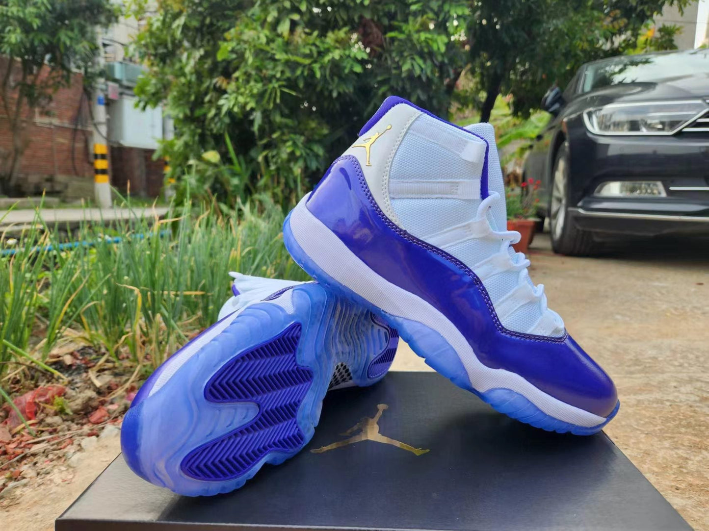 JORDAN 11 Violet et Blanc