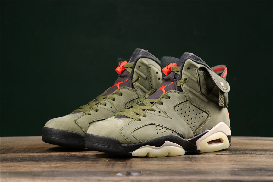 Jordan 6 Retro « Travis Scott - Olive Moyenne »