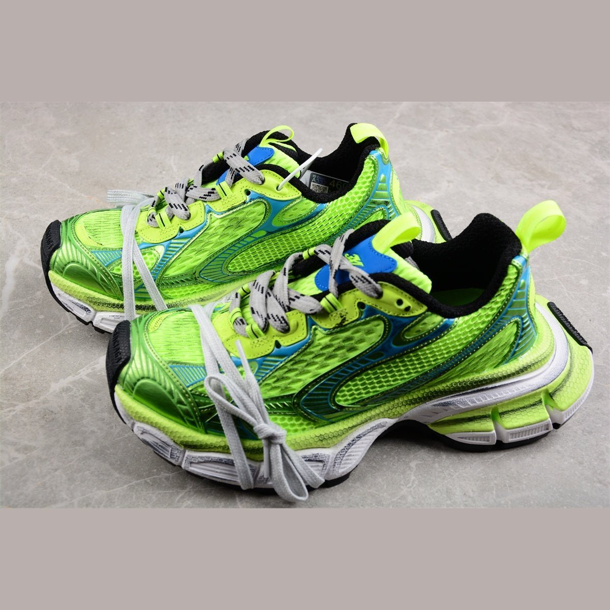 BALENCIAGA 3XL x JAUNE FLUO BLEU