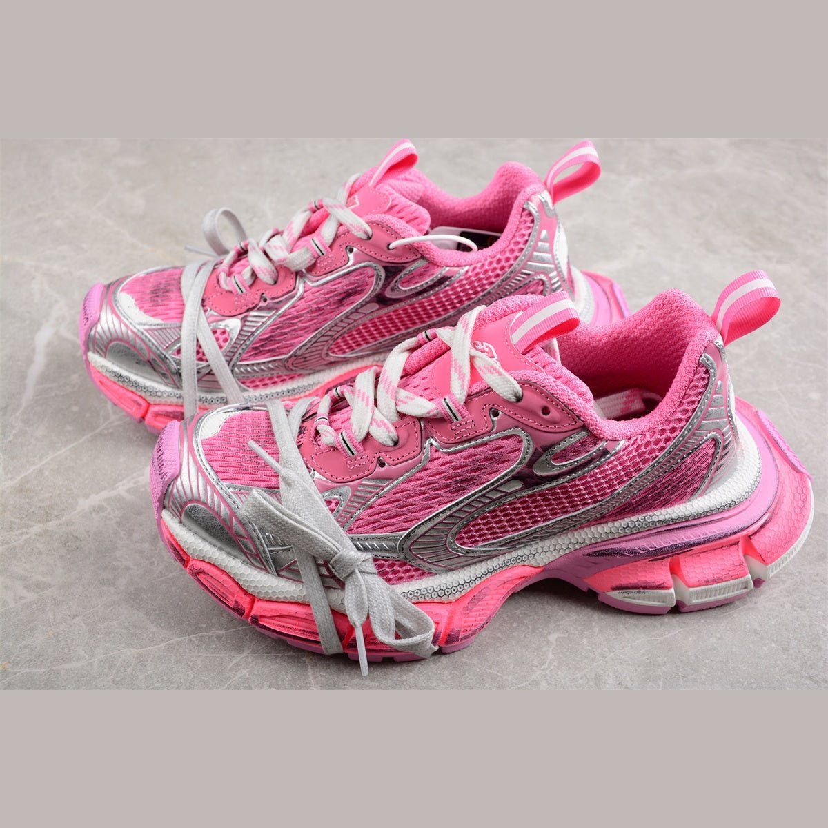 BALENCIAGA 3XL x ROSE ARGENT