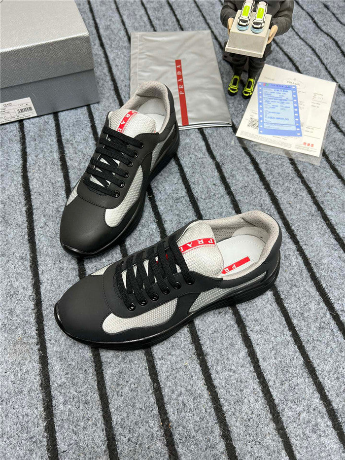 PRADA AMERICA'S CUP CAOUTCHOUC SOUPLE NOIR ARGENT