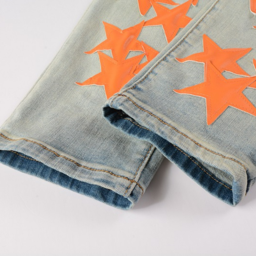 Jean Amr Orange Star Patch