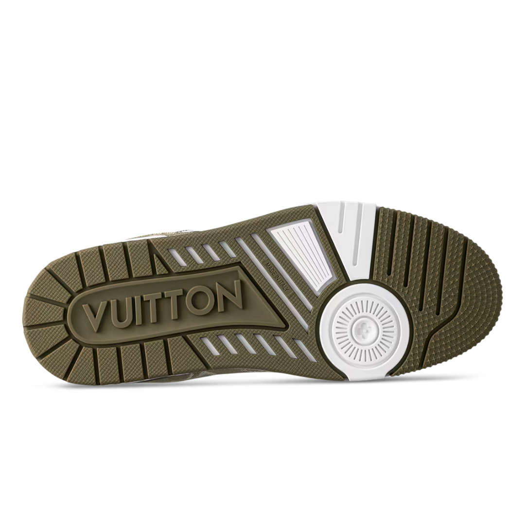 Baskets Louis Vuitton Monogram vert olive