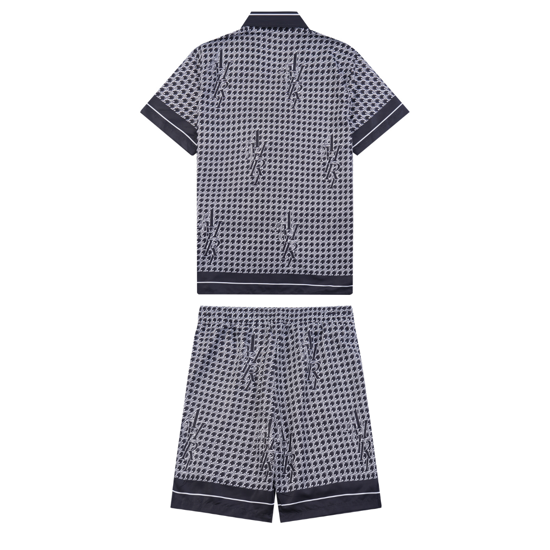 Ensemble short en soie Amr Staggard