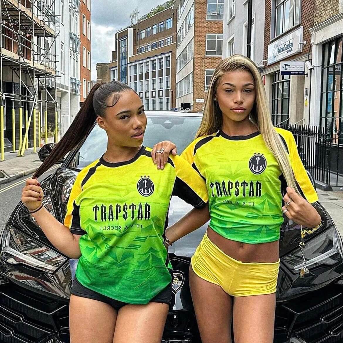 T-shirt Irongate dégradé jaune-vert