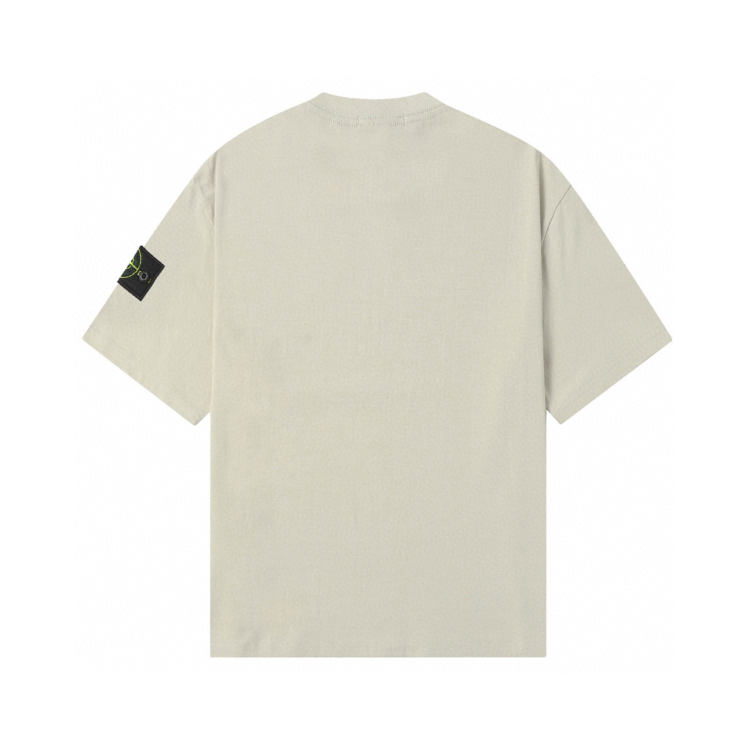 T-shirt monochrome pierre
