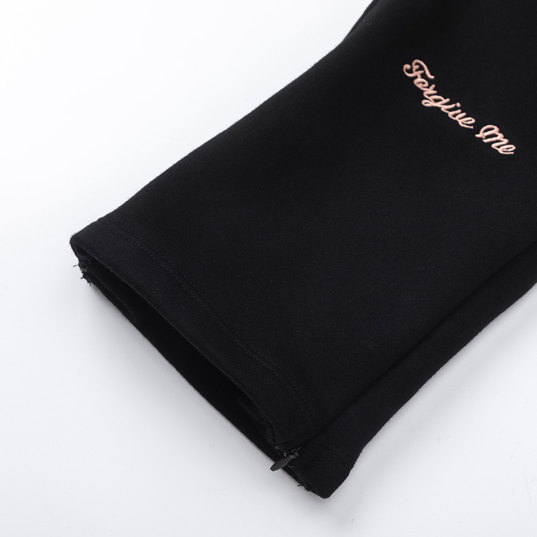 Survêtement Syna noir et rose