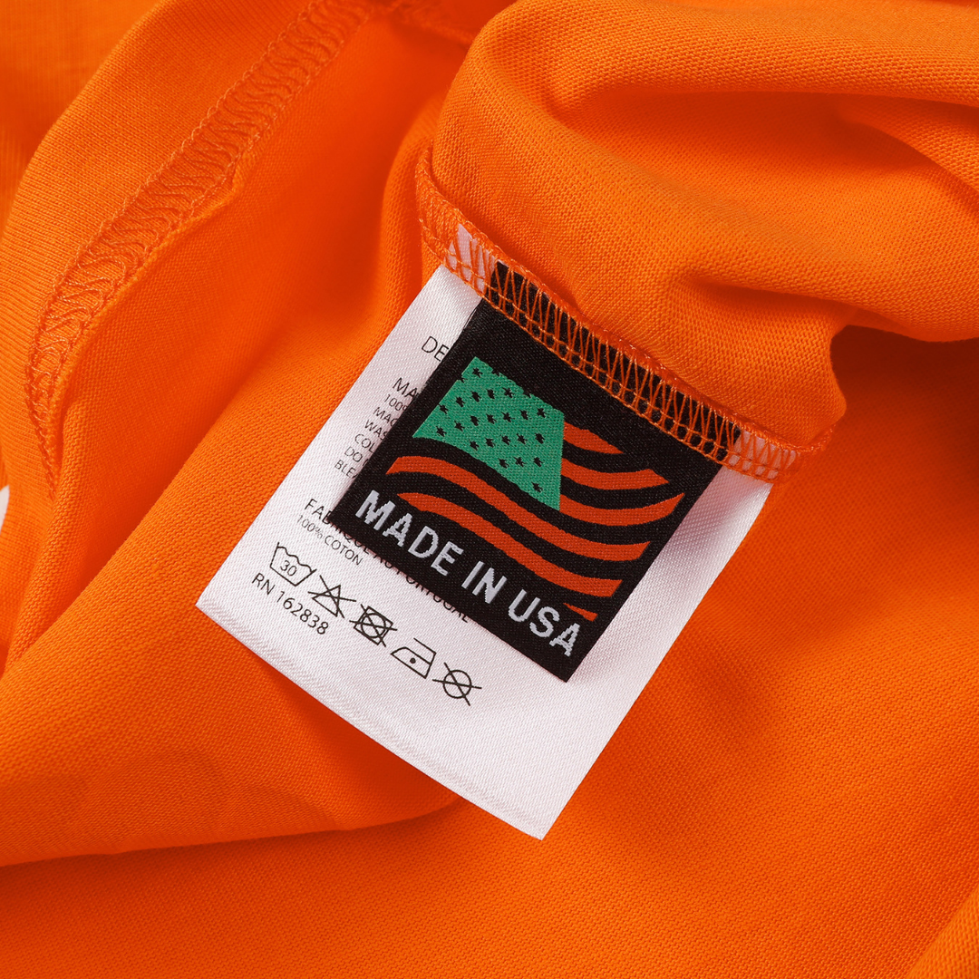 Ensemble short en denim orange