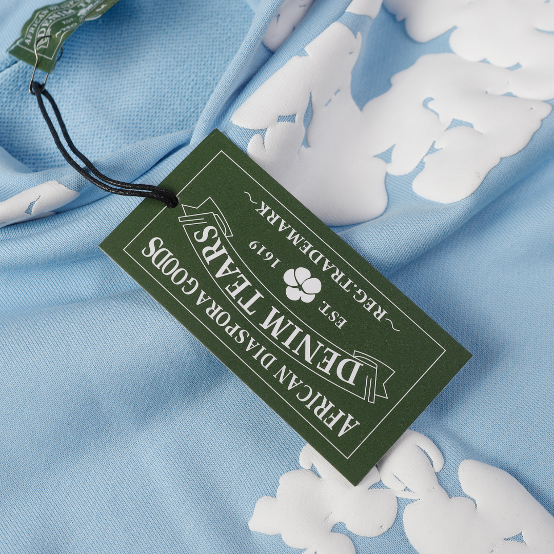 Survêtement en denim bleu clair