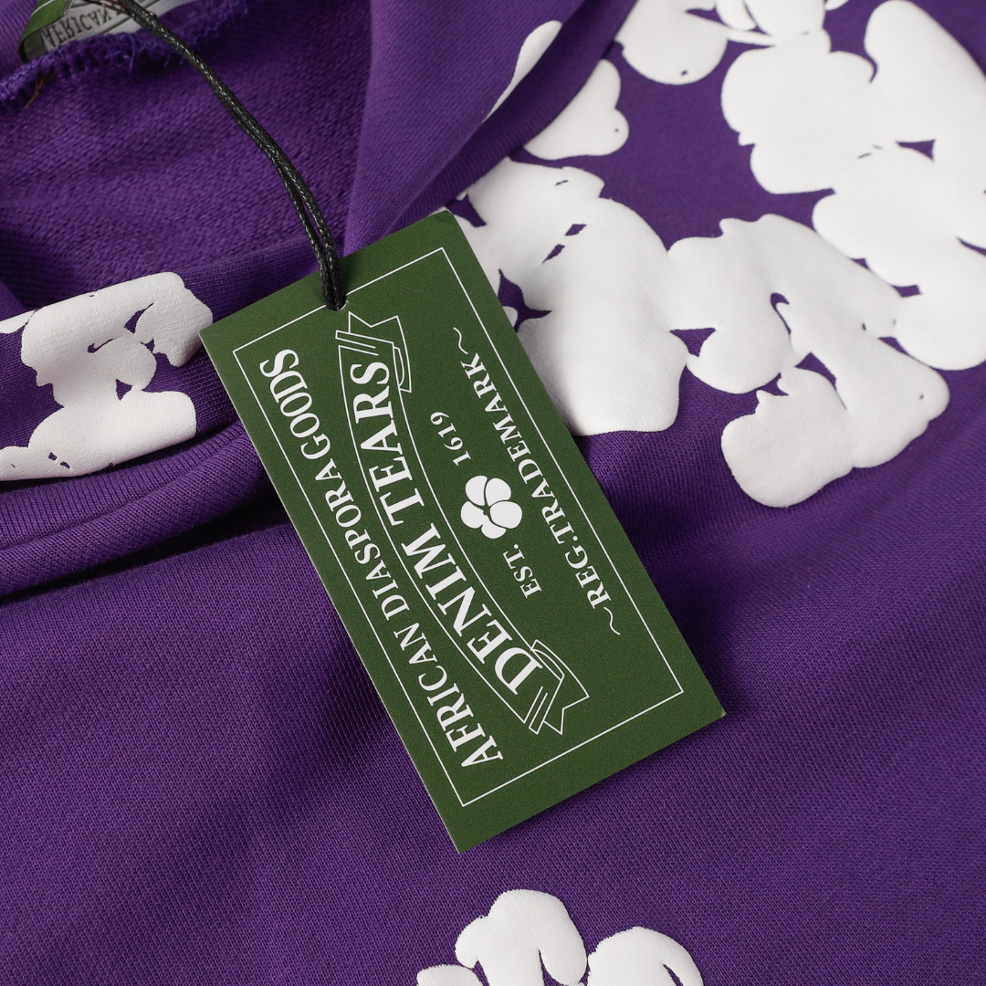 Ensemble de survêtement en denim violet