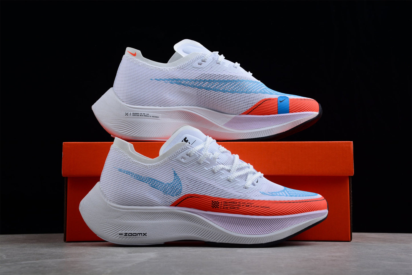 ZoomX Vaporfly NEXT% 2 Blanc et Orange