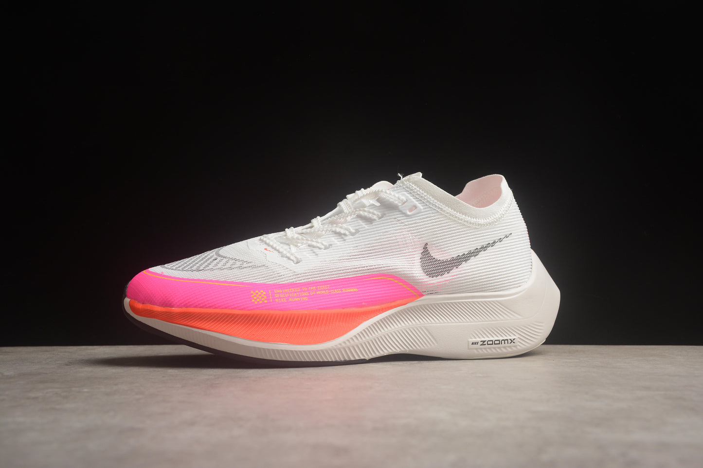 ZoomX Vaporfly Next 2 Blanc et Rose