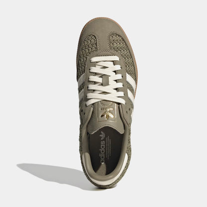 Samba OG Crochet Womens Lifestyle Shoes (Orbit Green/Cream White/Gum)