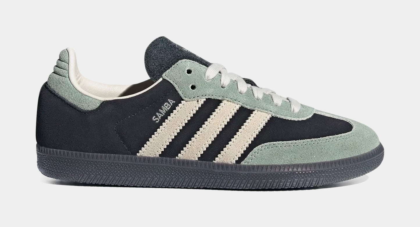 Samba OG Womens Lifestyle Shoes (Core Black/Alumina/Silver Green)