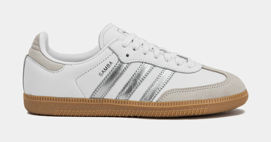 Samba OG Womens Lifestyle Shoes (White/Silver Metallic/Grey One)