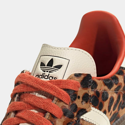 Samba OG Cheetah Pack Preloved Red Womens Lifestyle Shoes (Core Black/Preloved Red/Cream White)