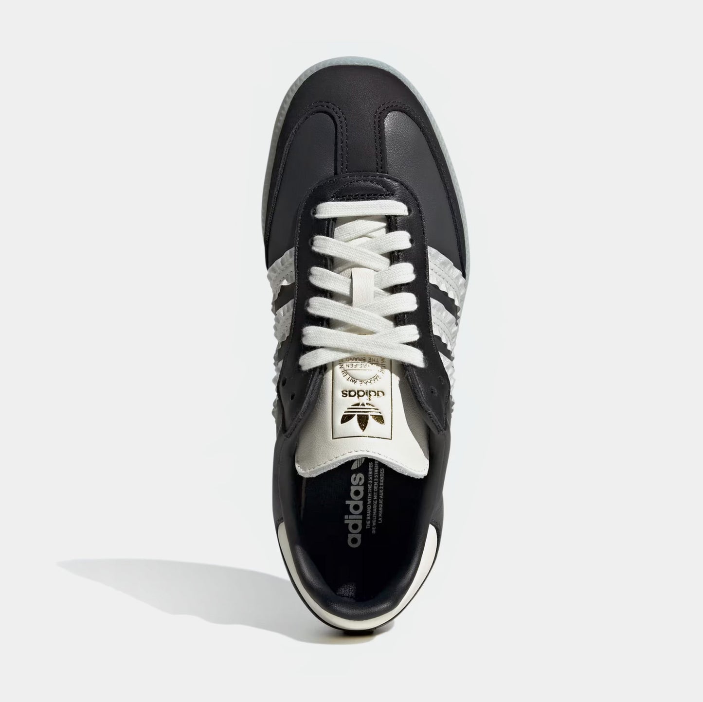 Samba OG Ruffled 3 Stripes Womens Lifestyle Shoes (Carbon/Off White/Core Black)