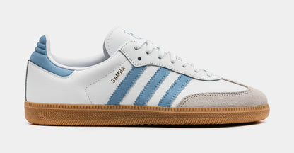 Samba OG Grade School Lifestyle Shoes (Cloud White/Bright Royal)