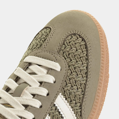 Samba OG Crochet Womens Lifestyle Shoes (Orbit Green/Cream White/Gum)