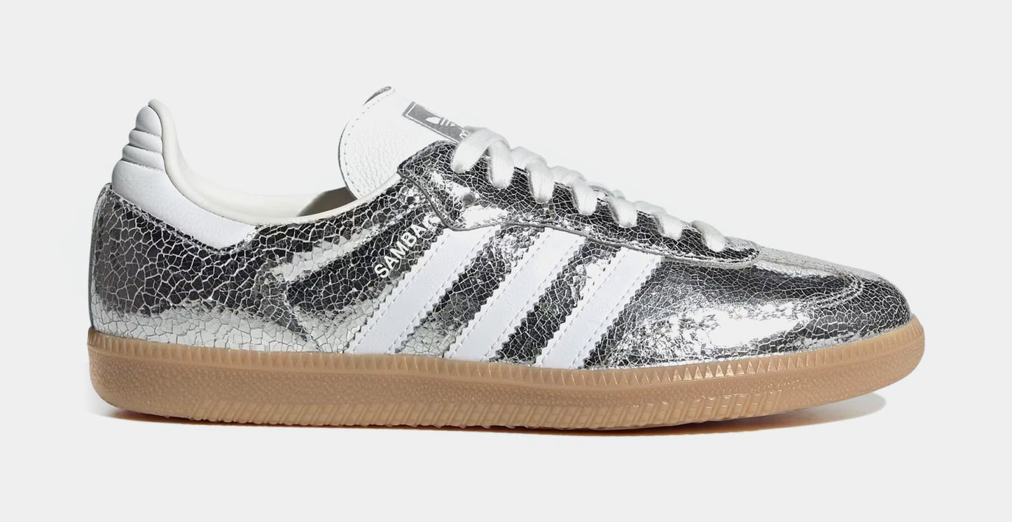 Samba OG Womens Lifestyle Shoes (Silver Metallic/Cloud White/Core White)