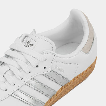 Samba OG Womens Lifestyle Shoes (White/Silver Metallic/Grey One)