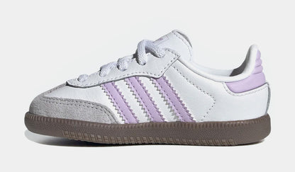 Samba OG Infant Toddler Lifestyle Shoes (White/Purple)