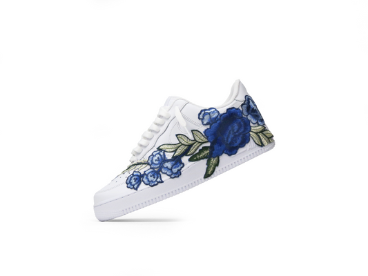 AIR FORCE 1 BLANC ROSE BLEU